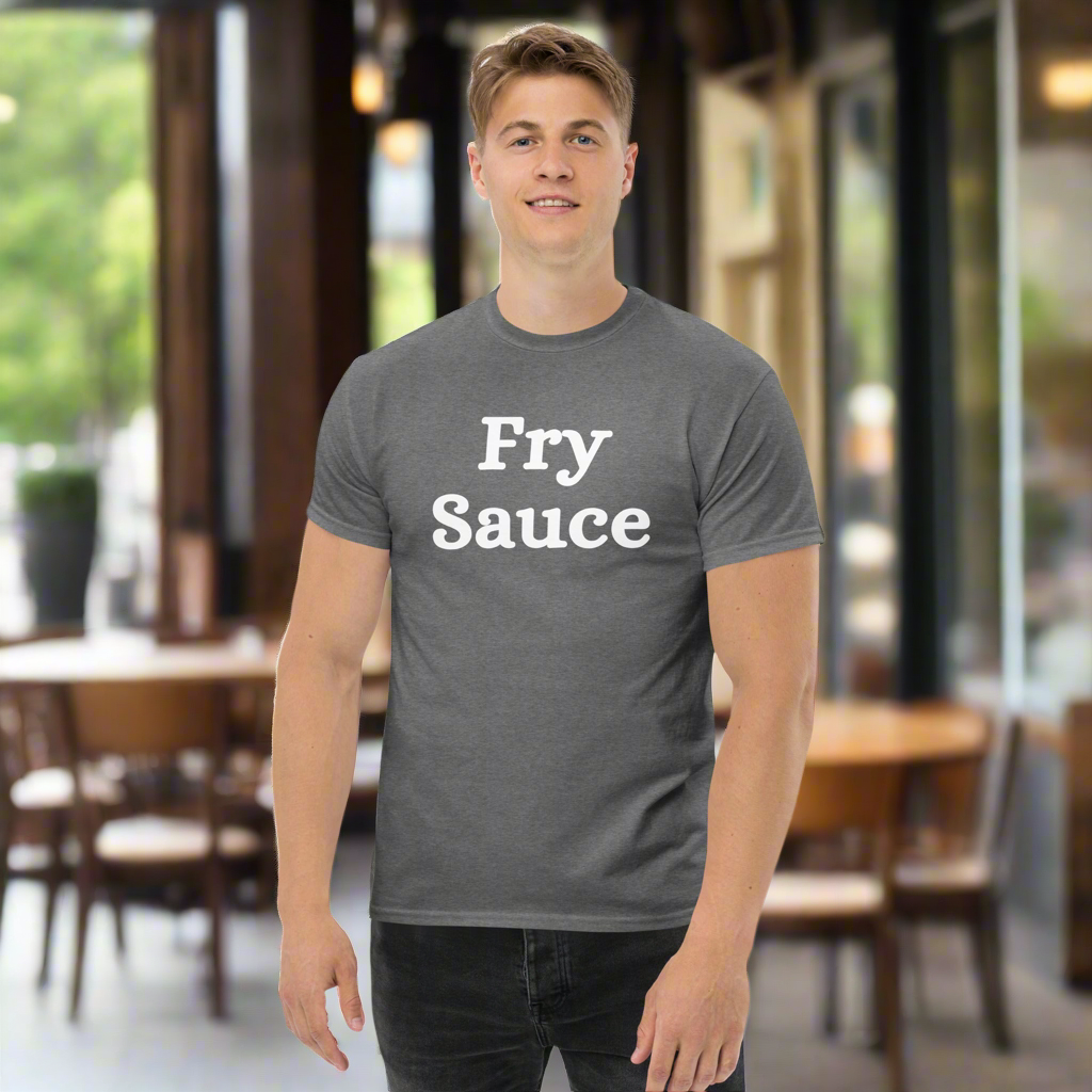 Fry Sauce Simple White Gildan Unisex classic tee
