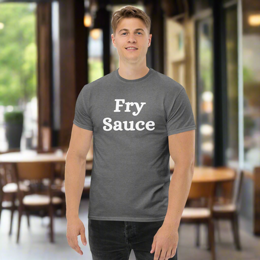 Fry Sauce Simple White Gildan Unisex classic tee