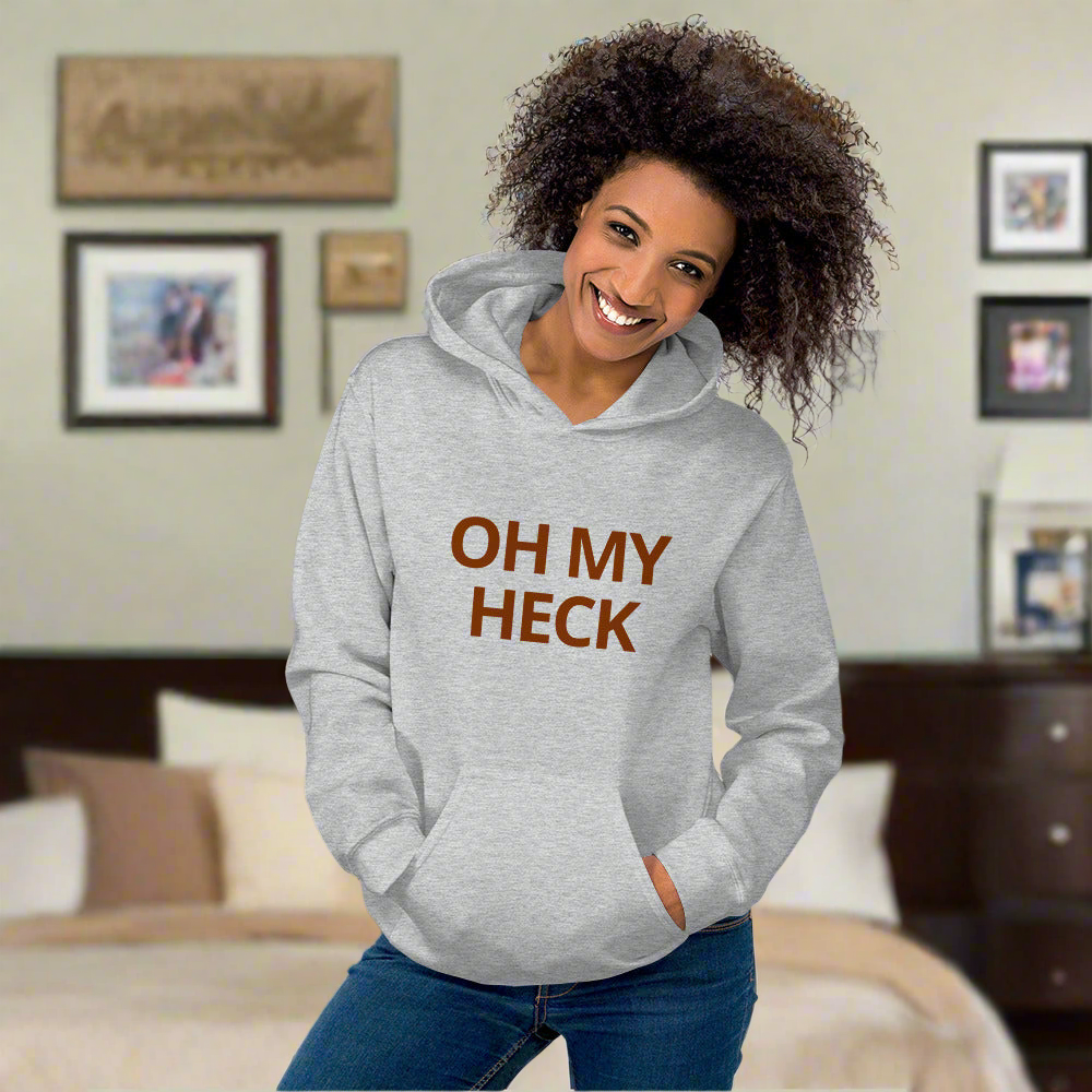 Oh My Heck Simple Gildan Unisex Hoodie